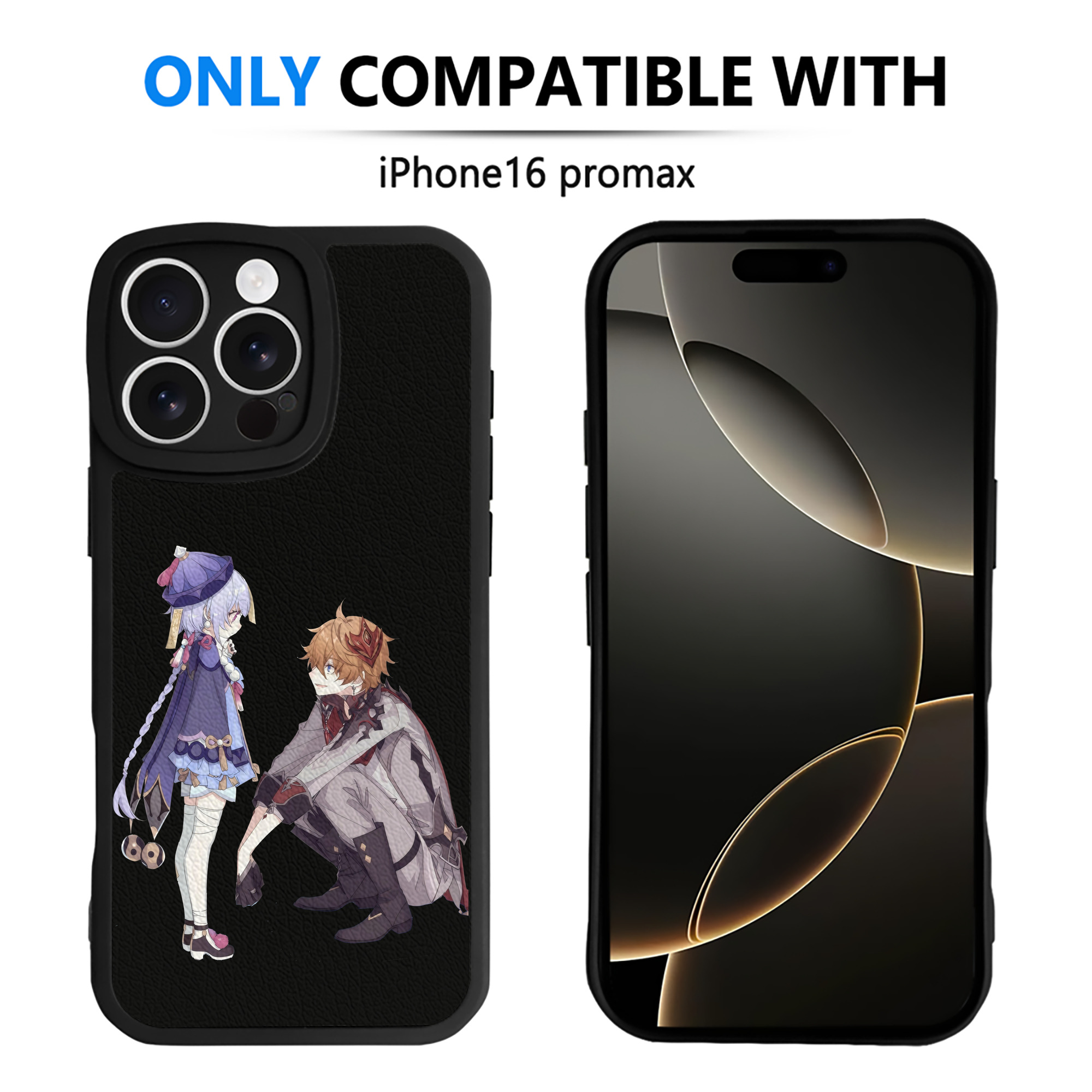 げんし神 七七 なな  genshin Nana 【iPhone 16シリーズ対応】シリコンスマホケース（レザー調） 材質：シリコン